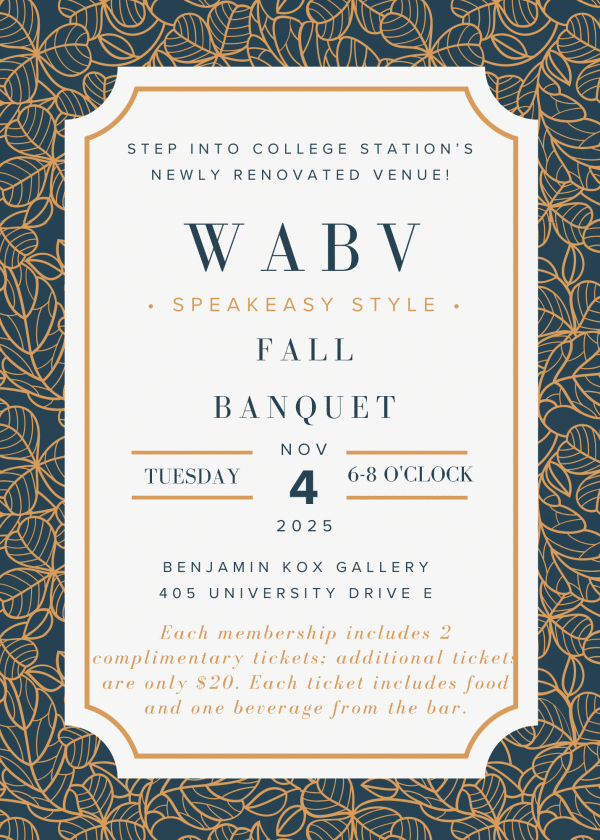 Tickets for Fall Banquet