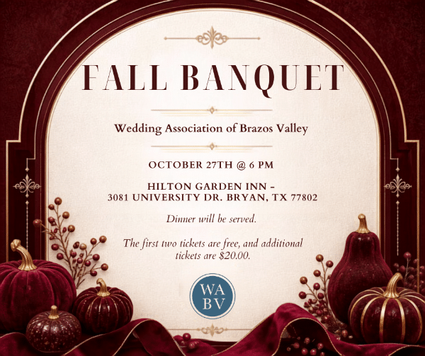 Tickets for Fall Banquet